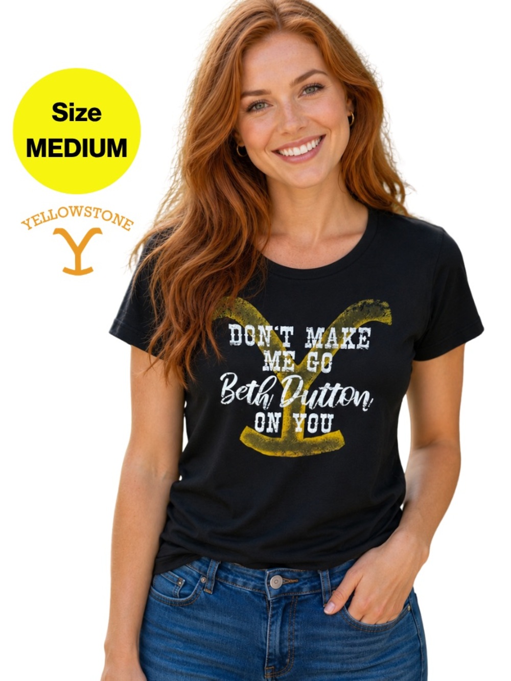 3/for $15 🍒 YELLOWSTONE Ranch, Short Sleeve Graphic Tee (Women’s Medium)
